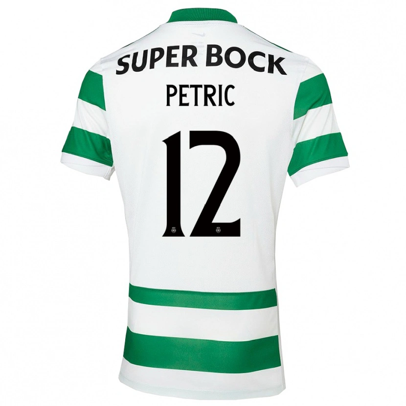 Danxen Kinderen Luka Petric #12 Groen Wit Thuisshirt Thuistenue 2025/26 T-Shirt