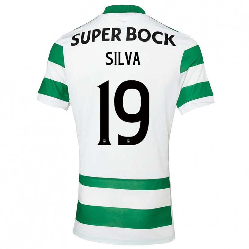 Danxen Kinderen Diana Silva #19 Groen Wit Thuisshirt Thuistenue 2025/26 T-Shirt