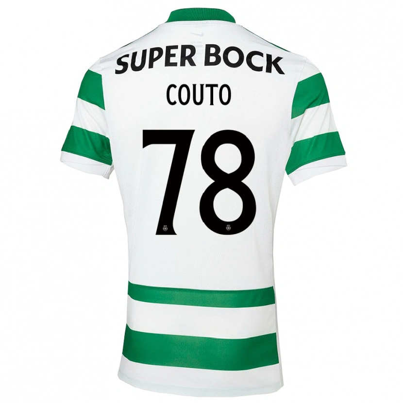 Danxen Kinderen Mauro Couto #78 Groen Wit Thuisshirt Thuistenue 2025/26 T-Shirt