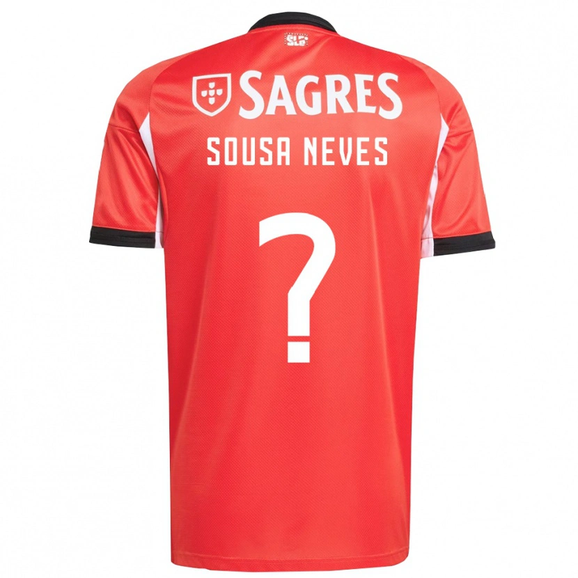 Danxen Kinderen Dilan Neves #0 Rood Wit Thuisshirt Thuistenue 2025/26 T-Shirt