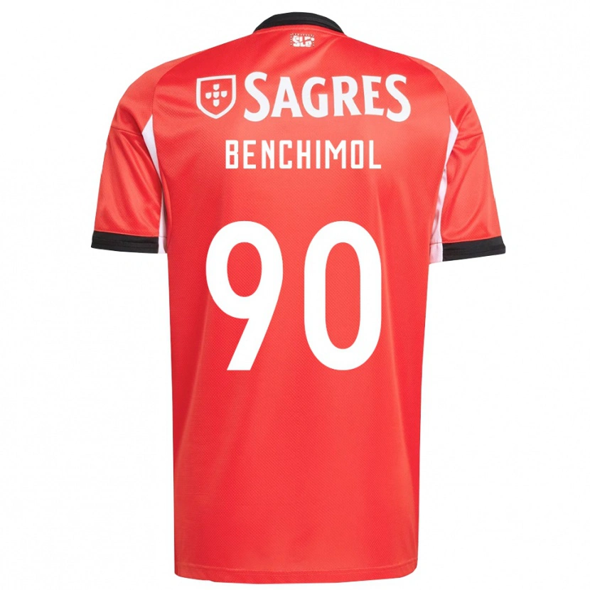 Danxen Kinderen Benchimol #90 Rood Wit Thuisshirt Thuistenue 2025/26 T-Shirt