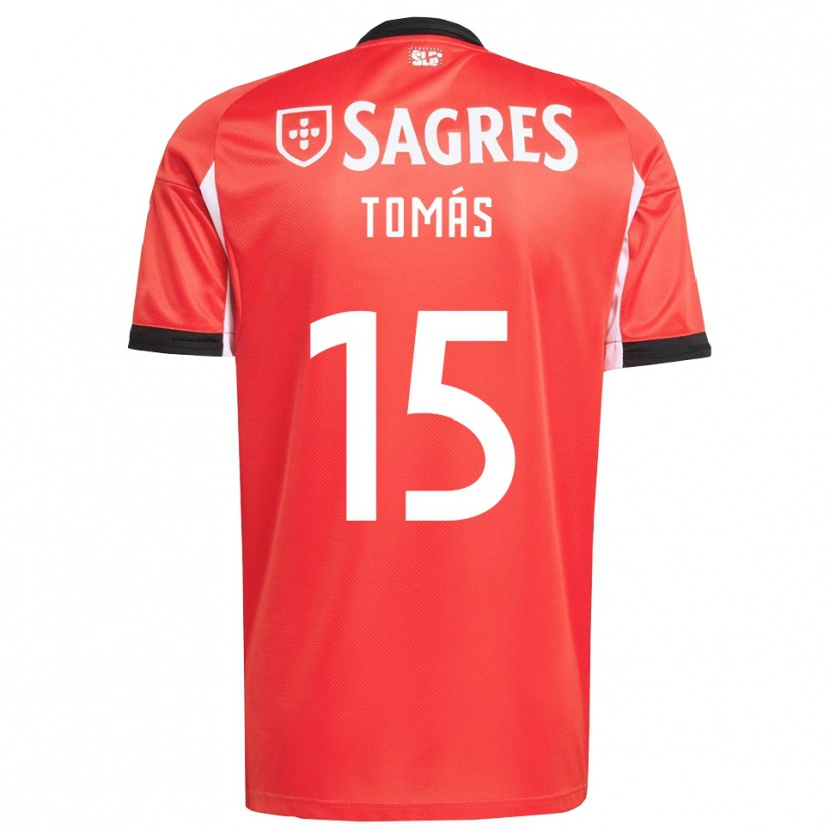 Danxen Kinderen Tomás Ferreira #15 Rood Wit Thuisshirt Thuistenue 2025/26 T-Shirt
