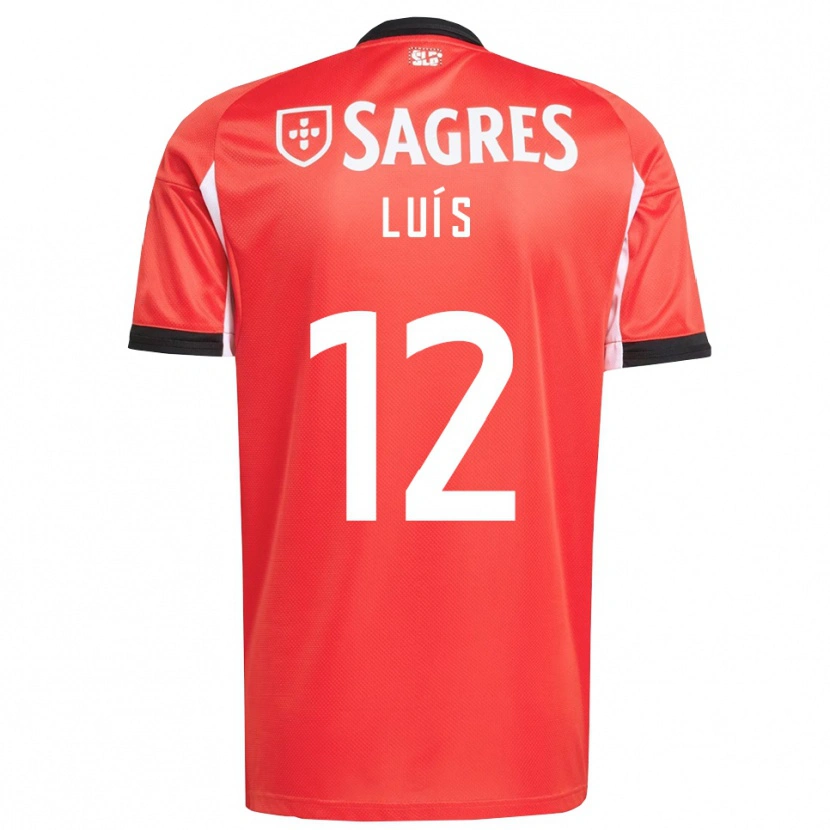 Danxen Kinderen António Luís #12 Rood Wit Thuisshirt Thuistenue 2025/26 T-Shirt