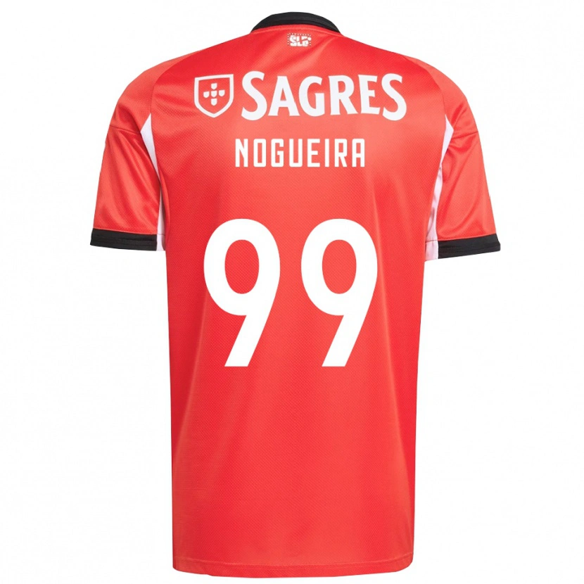 Danxen Kinderen Beatriz Nogueira #99 Rood Wit Thuisshirt Thuistenue 2025/26 T-Shirt