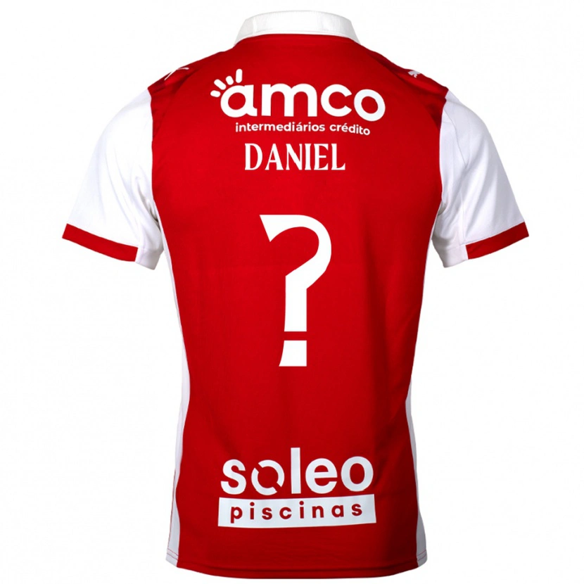 Danxen Kinderen Paulo Daniel #0 Rood Wit Thuisshirt Thuistenue 2025/26 T-Shirt