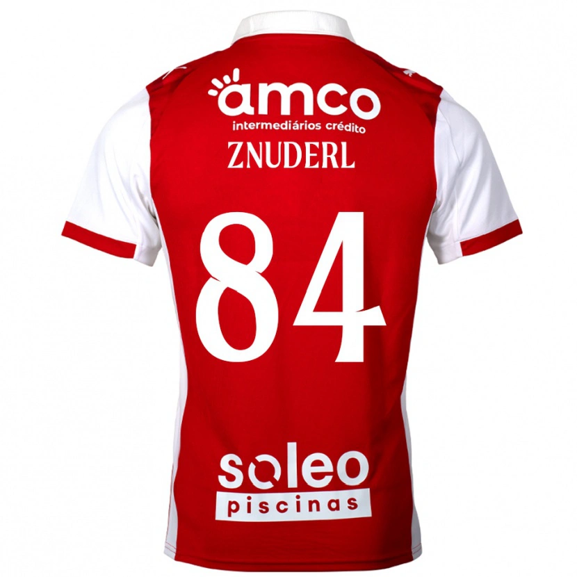 Danxen Kinderen Tai Znuderl #84 Rood Wit Thuisshirt Thuistenue 2025/26 T-Shirt