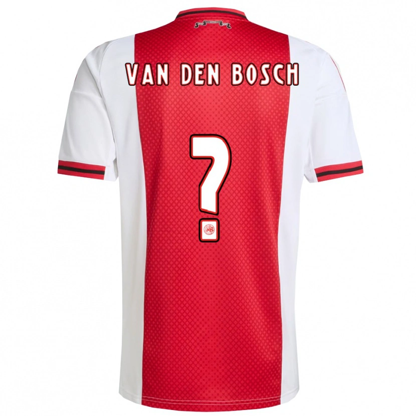 Danxen Kinderen Frederico Van Den Bosch #0 Rood Wit Thuisshirt Thuistenue 2025/26 T-Shirt