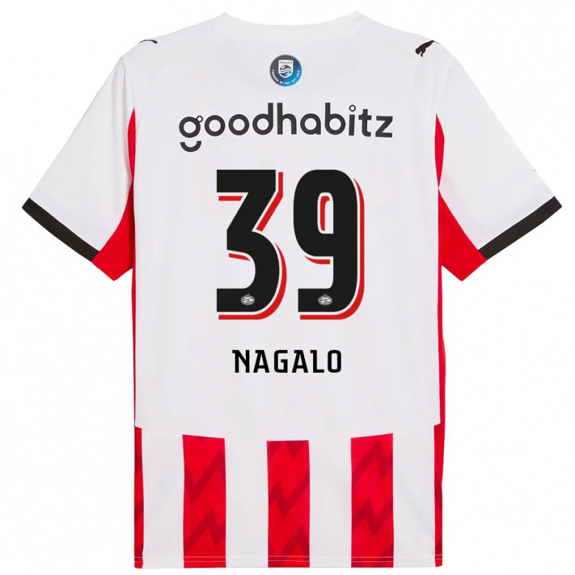 Danxen Kinderen Adamo Nagalo #39 Rood Wit Thuisshirt Thuistenue 2025/26 T-Shirt
