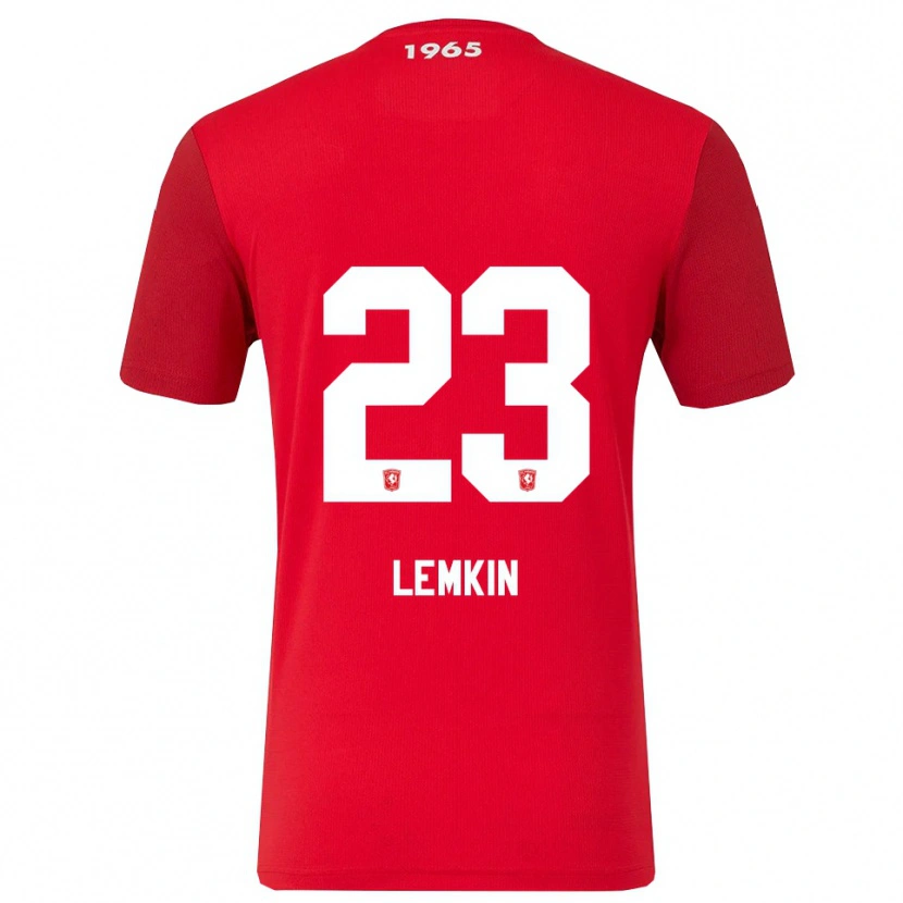 Danxen Kinderen Stav Lemkin #23 Rood Wit Thuisshirt Thuistenue 2025/26 T-Shirt