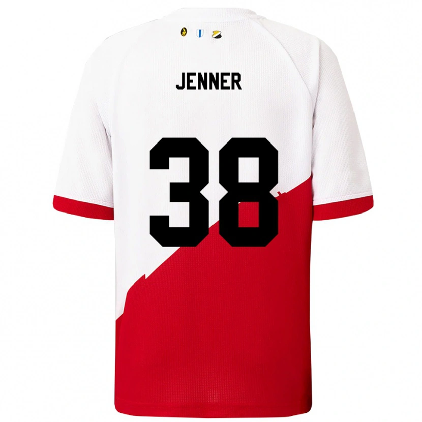 Danxen Kinderen Ivar Jenner #38 Wit Rood Thuisshirt Thuistenue 2025/26 T-Shirt