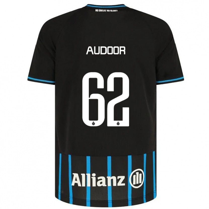 Danxen Kinderen Lynnt Audoor #62 Zwart Blauw Thuisshirt Thuistenue 2025/26 T-Shirt