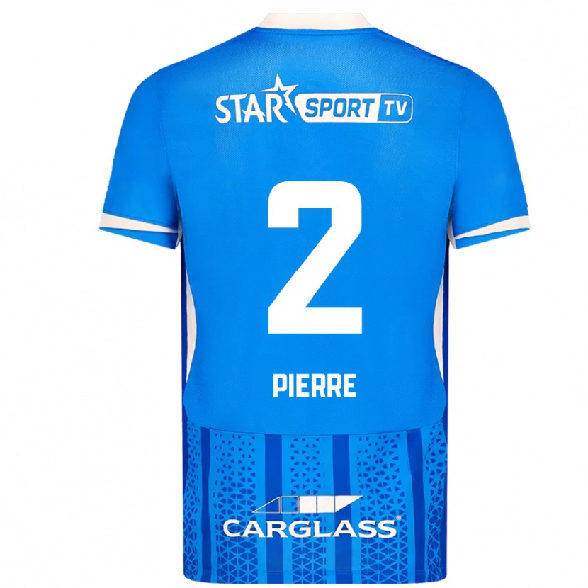 Danxen Kinderen Kayden Pierre #2 Blauw Wit Thuisshirt Thuistenue 2025/26 T-Shirt