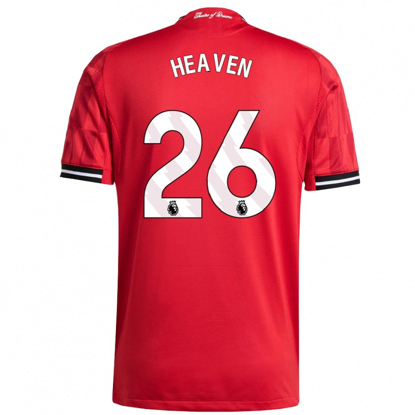 Danxen Kinderen Ayden Heaven #26 Rood Zwart Wit Thuisshirt Thuistenue 2025/26 T-Shirt