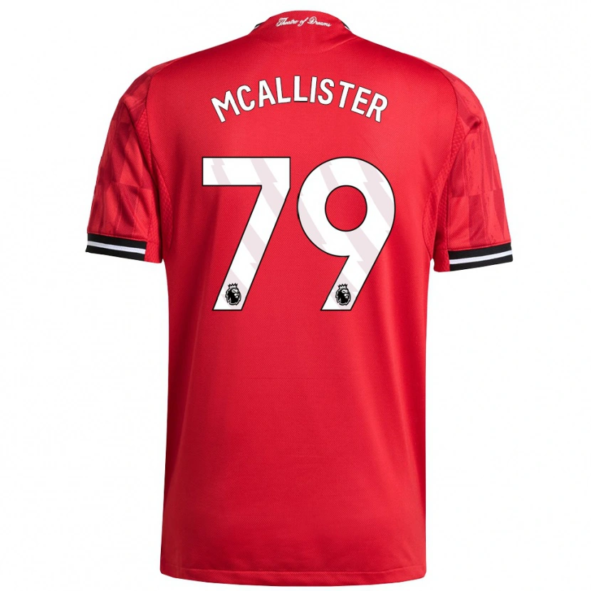 Danxen Kinderen Finley Mcallister #79 Rood Zwart Wit Thuisshirt Thuistenue 2025/26 T-Shirt
