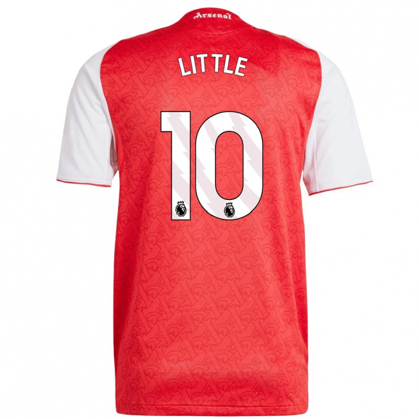 Danxen Kinderen Kim Little #10 Rood Wit Thuisshirt Thuistenue 2025/26 T-Shirt