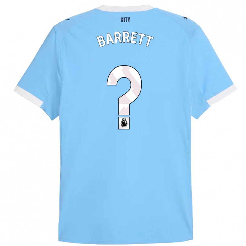 Danxen Kinderen Marlow Barrett #0 Hemelsblauw Wit Thuisshirt Thuistenue 2025/26 T-Shirt