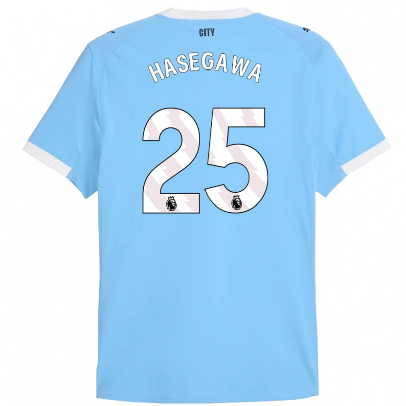 Danxen Kinderen Yui Hasegawa #25 Hemelsblauw Wit Thuisshirt Thuistenue 2025/26 T-Shirt