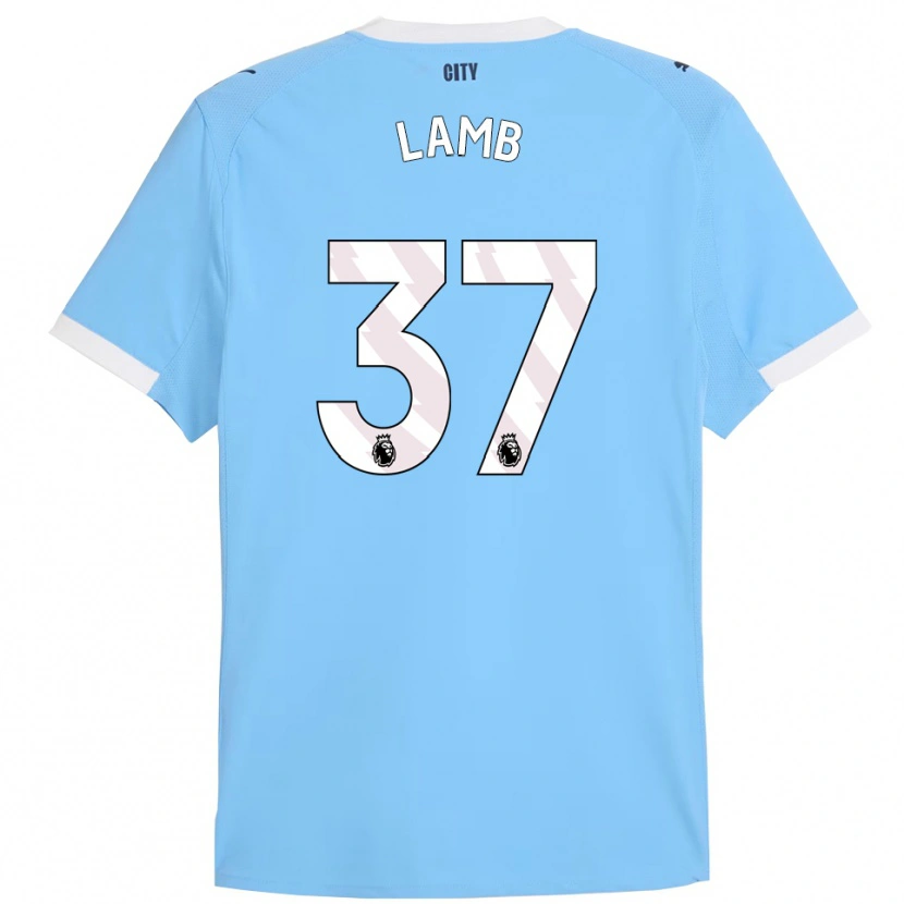 Danxen Kinderen Teddie Lamb #37 Hemelsblauw Wit Thuisshirt Thuistenue 2025/26 T-Shirt
