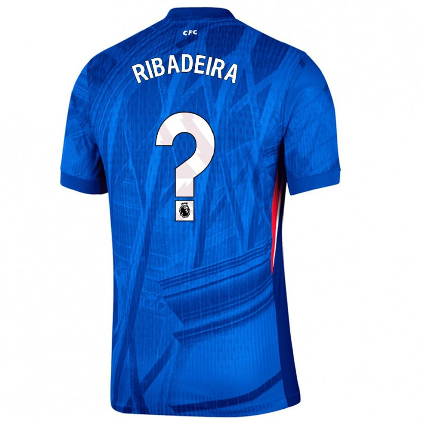 Danxen Kinderen Louna Ribadeira #0 Blauw Wit Thuisshirt Thuistenue 2025/26 T-Shirt
