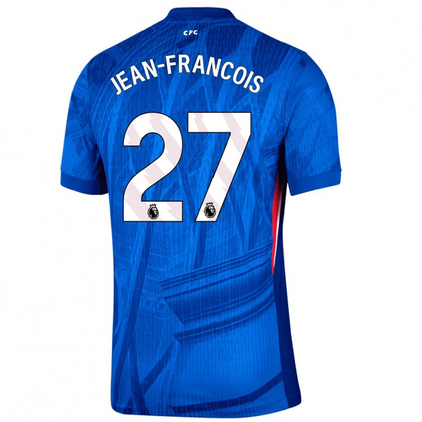 Danxen Kinderen Oriane Jean-Francois #27 Blauw Wit Thuisshirt Thuistenue 2025/26 T-Shirt