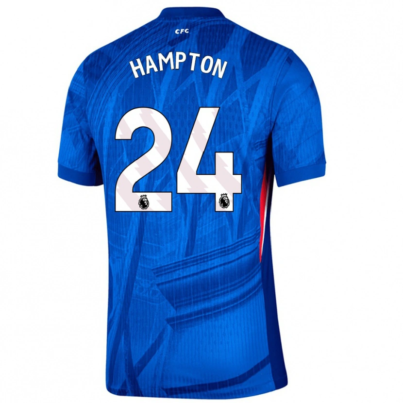 Danxen Kinderen Hannah Hampton #24 Blauw Wit Thuisshirt Thuistenue 2025/26 T-Shirt