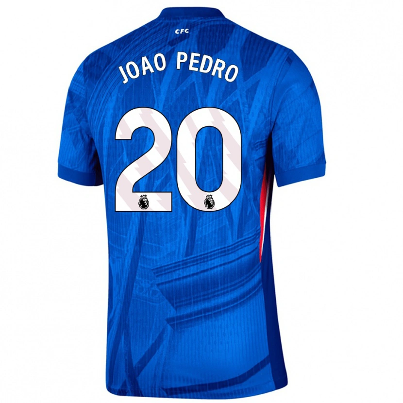 Danxen Kinderen João Pedro #20 Blauw Wit Thuisshirt Thuistenue 2025/26 T-Shirt