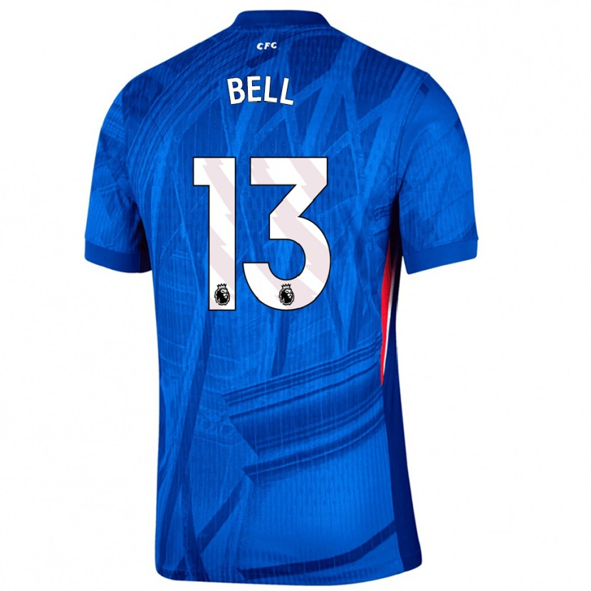 Danxen Kinderen Toby Bell #13 Blauw Wit Thuisshirt Thuistenue 2025/26 T-Shirt