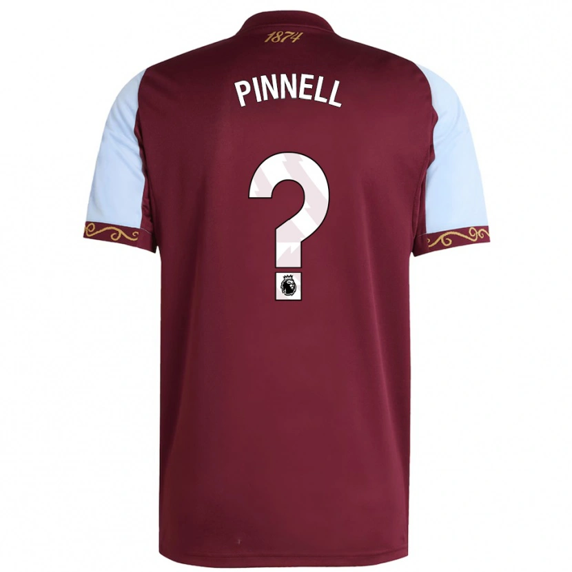 Danxen Kinderen Harry Pinnell #0 Bourgondisch Hemelsblauw Thuisshirt Thuistenue 2025/26 T-Shirt