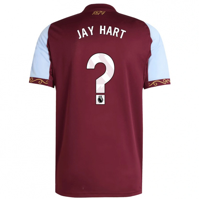 Danxen Kinderen Taylor Jay Hart #0 Bourgondisch Hemelsblauw Thuisshirt Thuistenue 2025/26 T-Shirt
