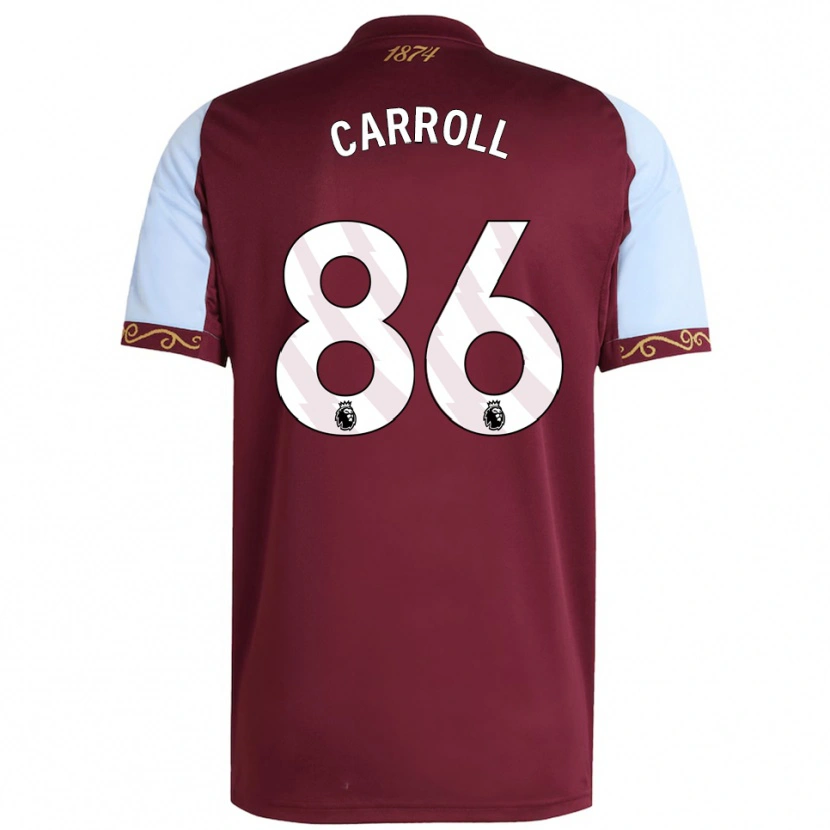 Danxen Kinderen Tj Carroll #86 Bourgondisch Hemelsblauw Thuisshirt Thuistenue 2025/26 T-Shirt