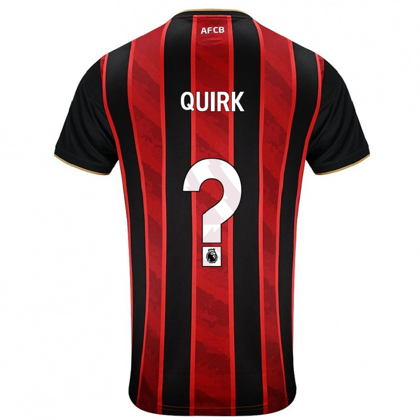 Danxen Kinderen Sophie Quirk #0 Rood Zwart Thuisshirt Thuistenue 2025/26 T-Shirt