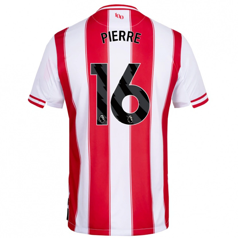 Danxen Kinderen Kyrie Pierre #16 Rood Wit Thuisshirt Thuistenue 2025/26 T-Shirt