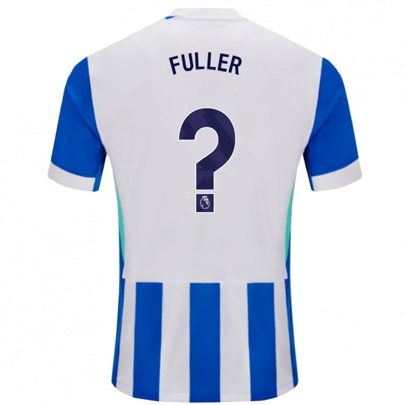 Danxen Kinderen Jaydon Fuller #0 Blauw Wit Thuisshirt Thuistenue 2025/26 T-Shirt