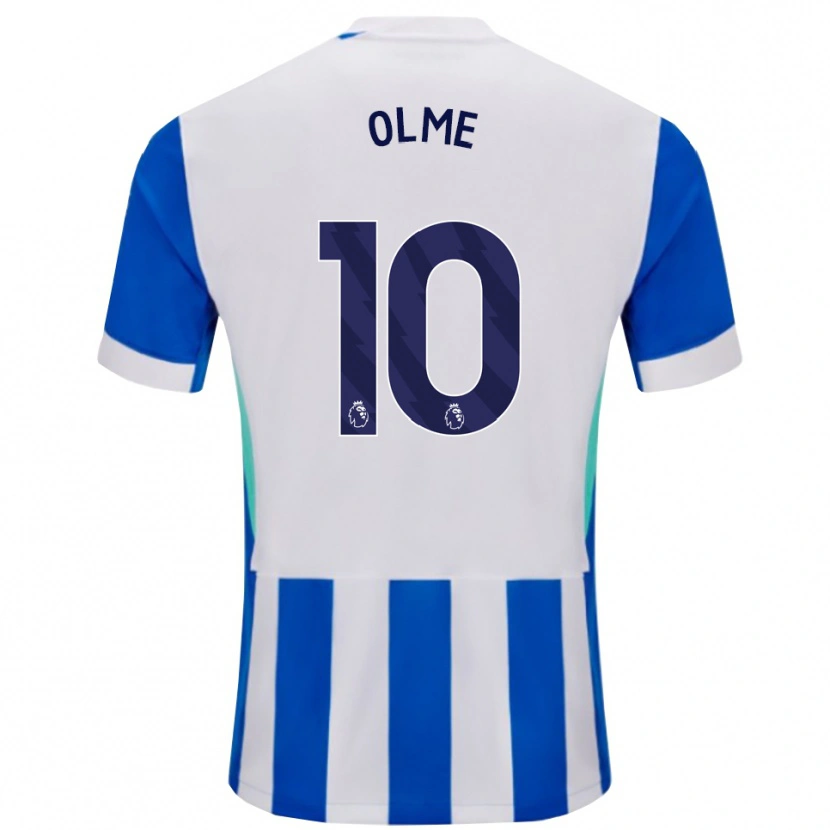 Danxen Kinderen Julia Margareta Zigiotti Olme #10 Blauw Wit Thuisshirt Thuistenue 2025/26 T-Shirt
