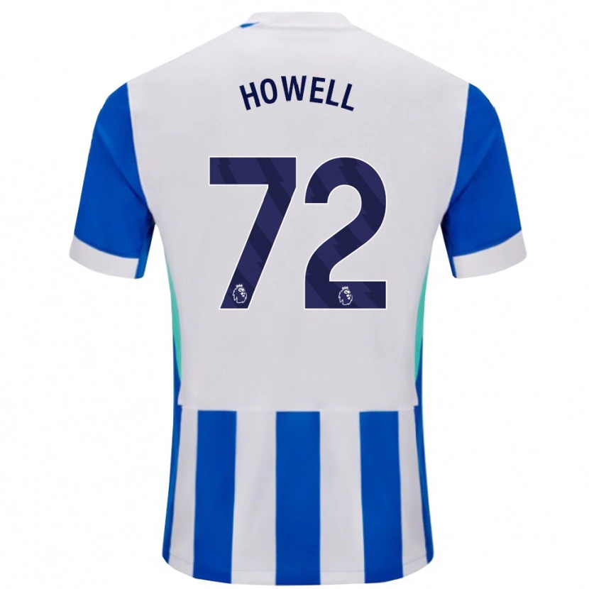 Danxen Kinderen Harry Howell #72 Blauw Wit Thuisshirt Thuistenue 2025/26 T-Shirt