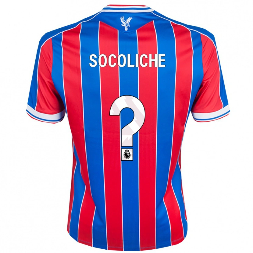 Danxen Kinderen Basilio Rieno Socoliche #0 Blauw Rood Wit Thuisshirt Thuistenue 2025/26 T-Shirt
