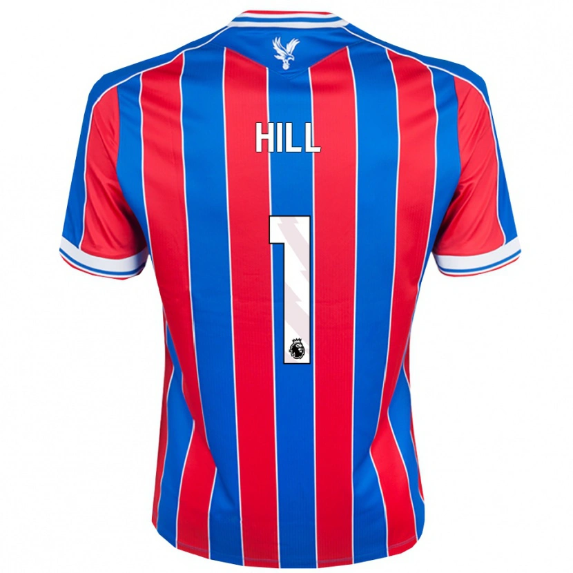 Danxen Kinderen Marcus Hill #1 Blauw Rood Wit Thuisshirt Thuistenue 2025/26 T-Shirt
