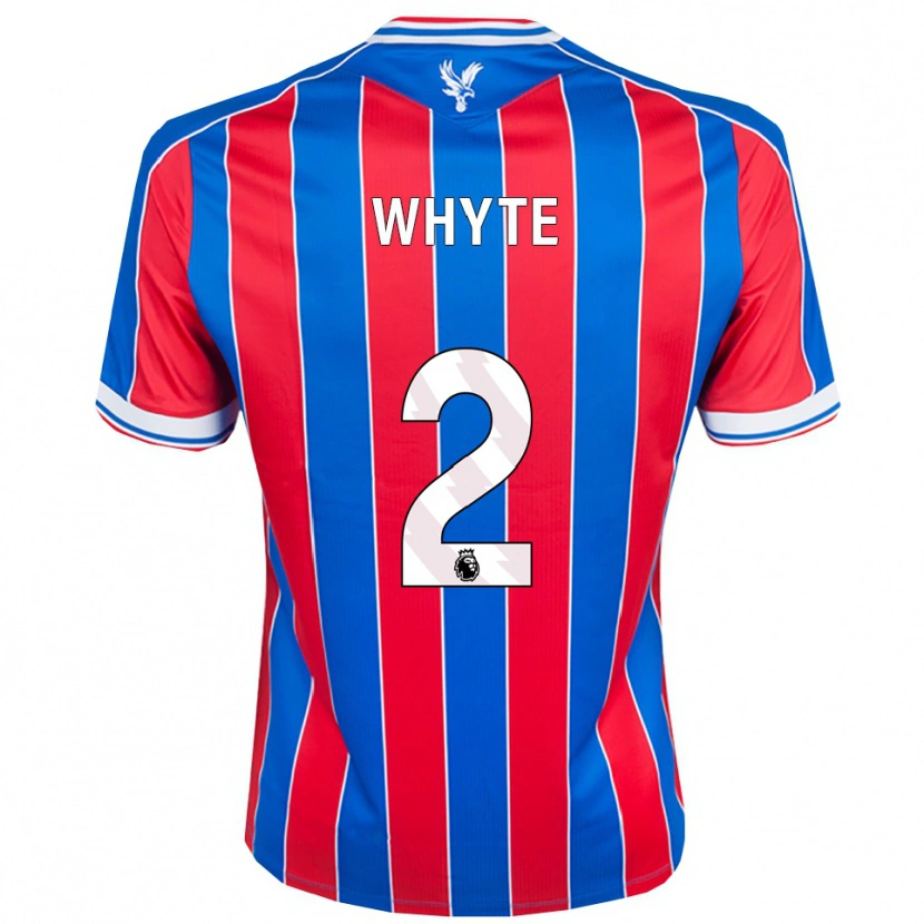Danxen Kinderen Tyler Whyte #2 Blauw Rood Wit Thuisshirt Thuistenue 2025/26 T-Shirt