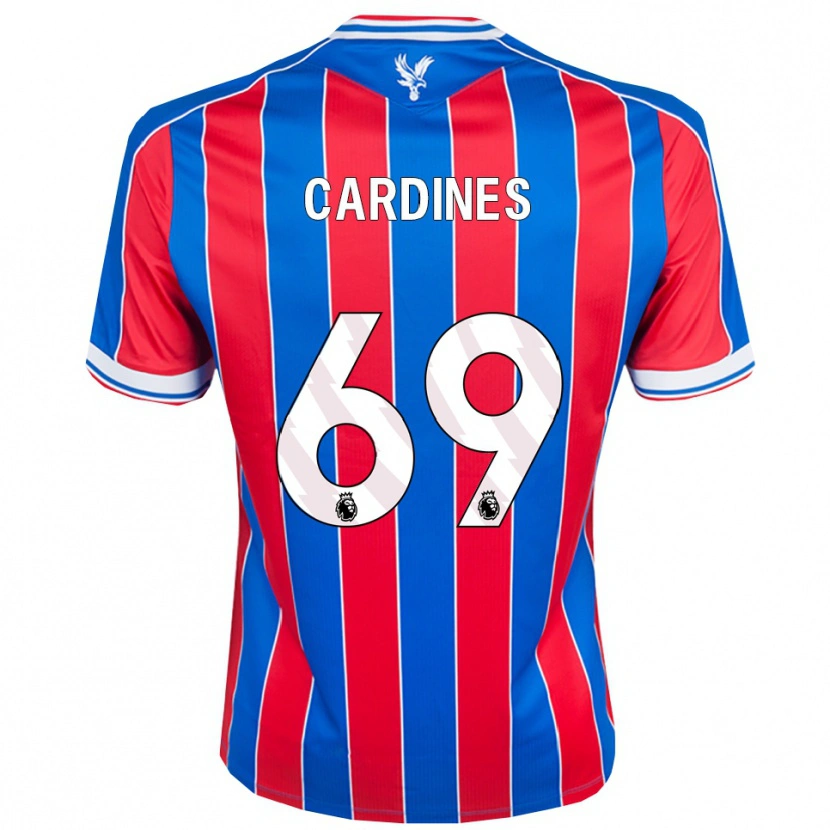Danxen Kinderen Rio Cardines #69 Blauw Rood Wit Thuisshirt Thuistenue 2025/26 T-Shirt