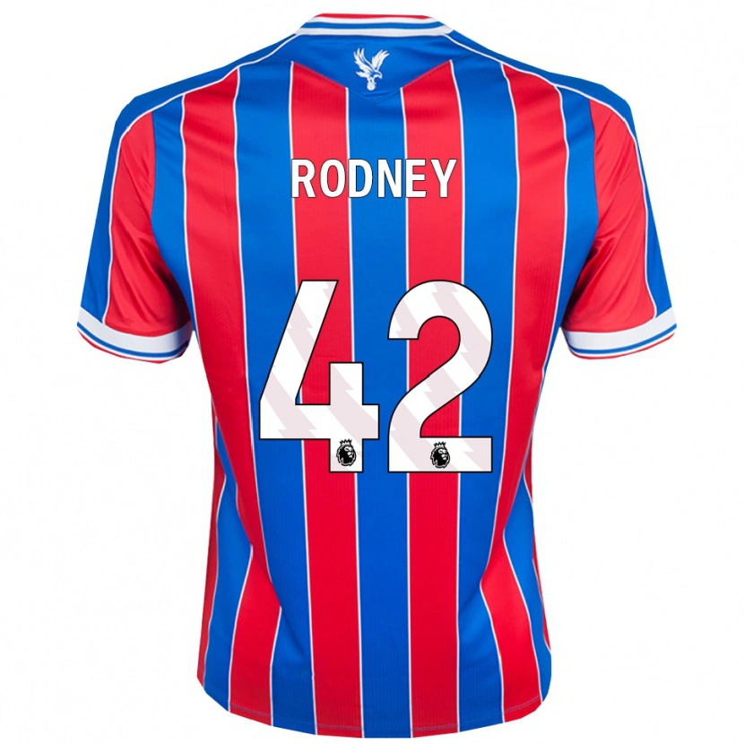 Danxen Kinderen Kaden Rodney #42 Blauw Rood Wit Thuisshirt Thuistenue 2025/26 T-Shirt