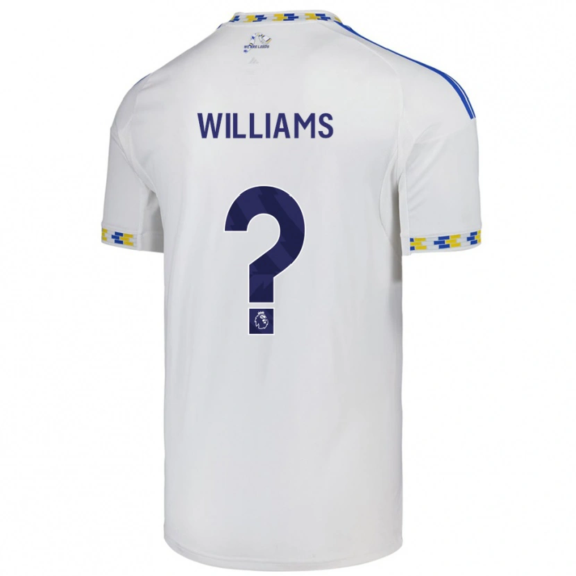 Danxen Kinderen Paige Williams #0 Wit Blauw Thuisshirt Thuistenue 2025/26 T-Shirt