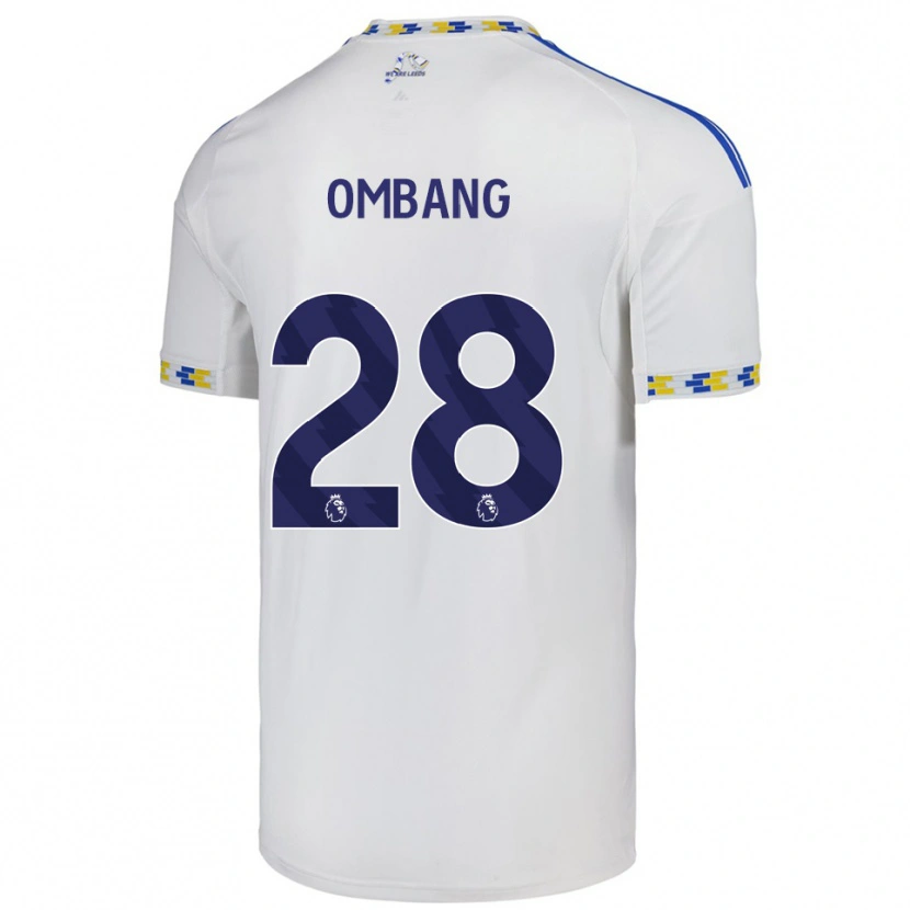 Danxen Kinderen Darryl Ombang #28 Wit Blauw Thuisshirt Thuistenue 2025/26 T-Shirt