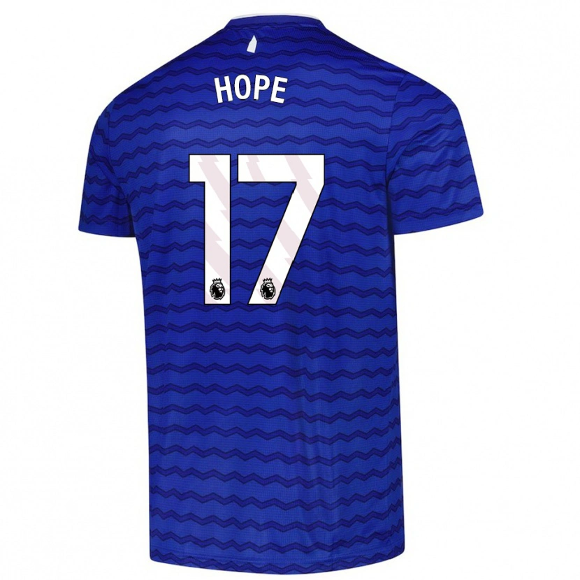 Danxen Kinderen Lucy Hope #17 Blauw Marineblauw Thuisshirt Thuistenue 2025/26 T-Shirt