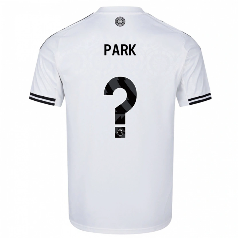 Danxen Kinderen Damon Park #0 Wit Zwart Thuisshirt Thuistenue 2025/26 T-Shirt