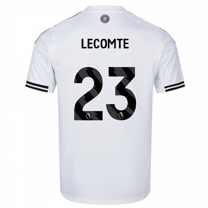 Danxen Kinderen Benjamin Lecomte #23 Wit Zwart Thuisshirt Thuistenue 2025/26 T-Shirt