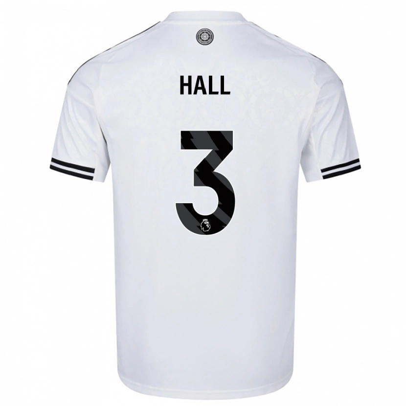Danxen Kinderen Marcell Hall #3 Wit Zwart Thuisshirt Thuistenue 2025/26 T-Shirt