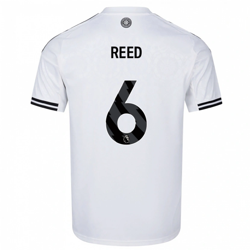 Danxen Kinderen Harrison Reed #6 Wit Zwart Thuisshirt Thuistenue 2025/26 T-Shirt