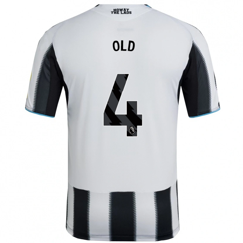 Danxen Kinderen Thomas Old #4 Zwart Wit Thuisshirt Thuistenue 2025/26 T-Shirt
