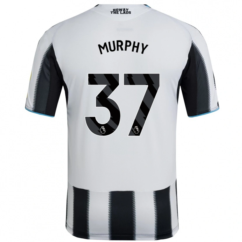 Danxen Kinderen Alex Murphy #37 Zwart Wit Thuisshirt Thuistenue 2025/26 T-Shirt