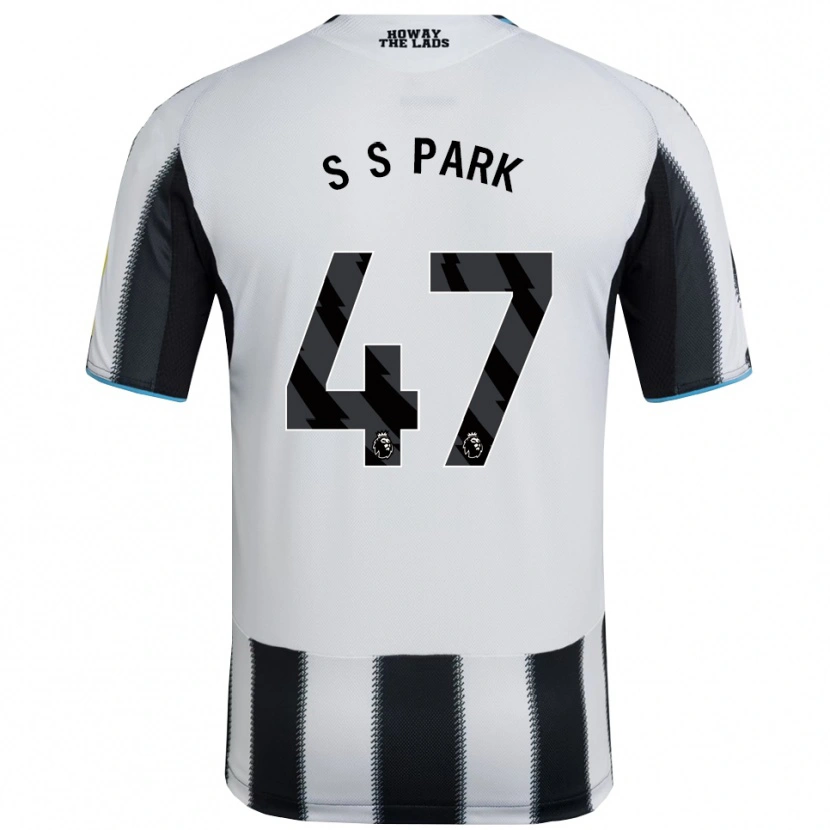 Danxen Kinderen Seung-Soo Park #47 Zwart Wit Thuisshirt Thuistenue 2025/26 T-Shirt